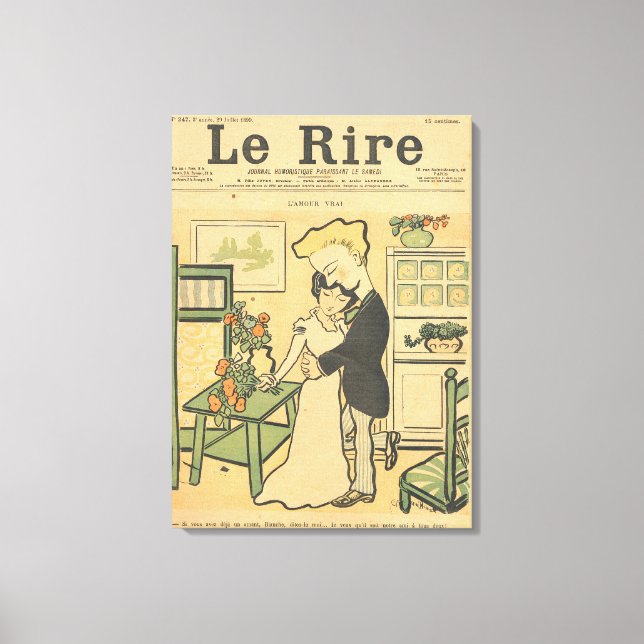 True Love Canvas Print (Front)