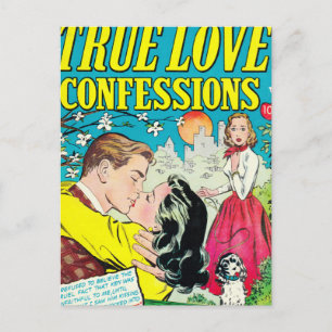 True Love Confessions Postcard