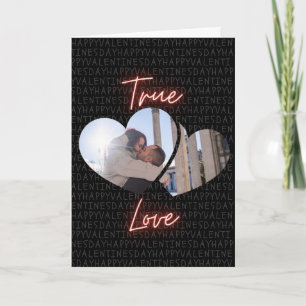 True Love Custom Photo Valentine Card