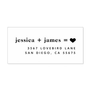 True Love Engagement and Wedding Self-inking Stamp