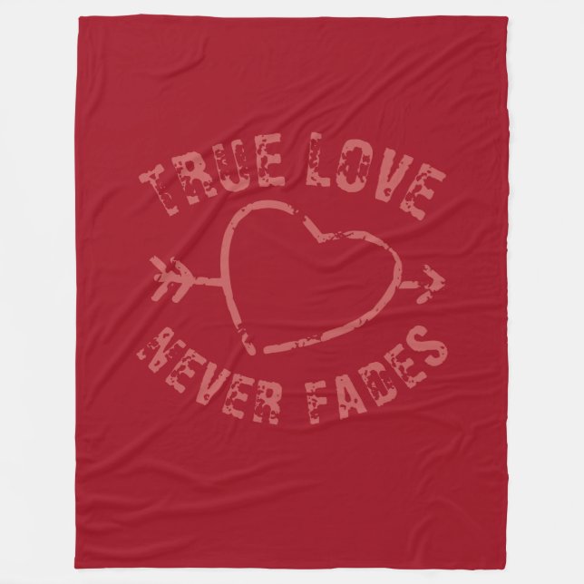 True Love Fleece Blanket (Front)