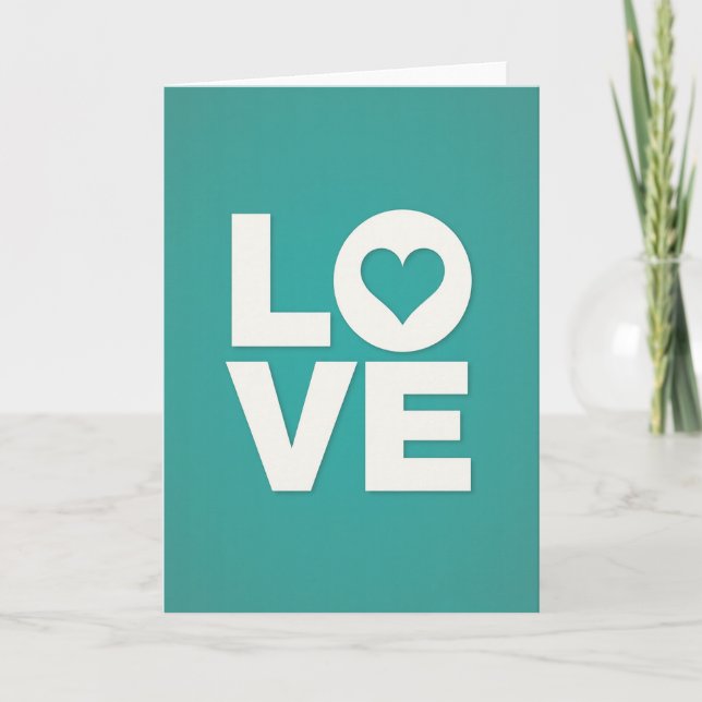 True Love Heart Card (Front)