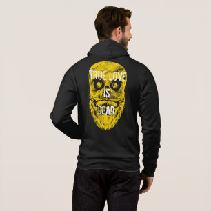 True Love Is Dead Big Skull Design Hoodie