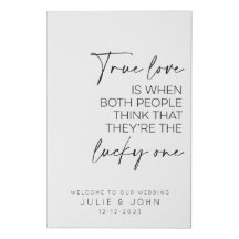 True Love Is When Both People Think Wedding