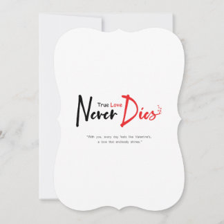 True love never dies