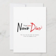 True love never dies