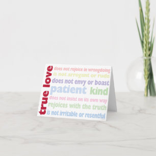 True Love Note Card