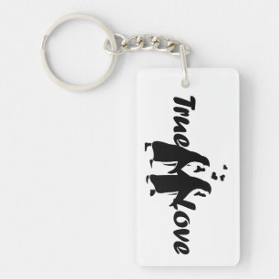 True Love (Penguin) Key Ring