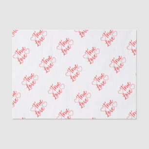 True Love Red Valentine's Tissue Paper