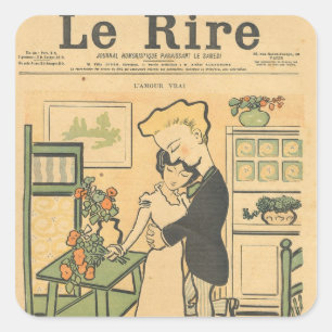 True Love Square Sticker