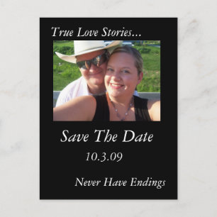 True Love Stories Announcement Postcard
