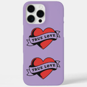 True Love Tattoo Heart Classic Romance Design iPhone 16 Pro Max Case