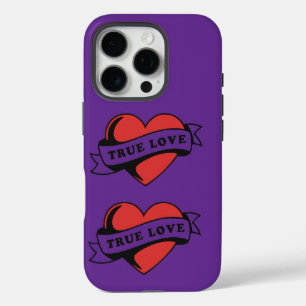 True Love Tattoo Heart Classic Romance Design iPhone 16 Pro Case
