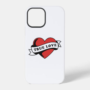 True Love Tattoo Heart Classic Romance Design iPhone 12 Pro Case