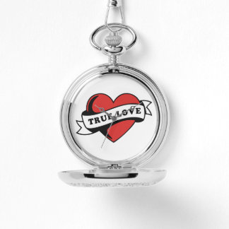 True Love Tattoo Heart | Classic Romance Design Watch