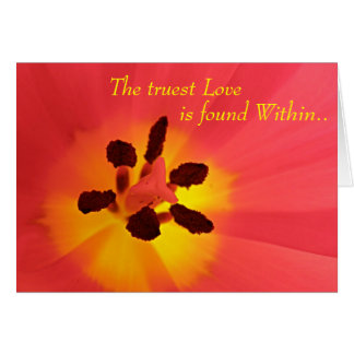 True Love Tulip Card