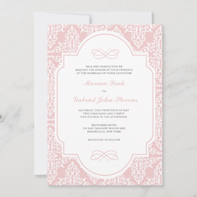 True Love Wedding Invitation (Front)