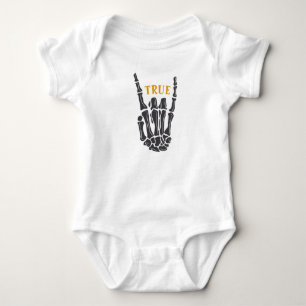  True Name Custom Toddler Rock n Roll Metal Punk Baby Bodysuit