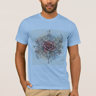 True North Bliss Rose Compass Tattoo Tee