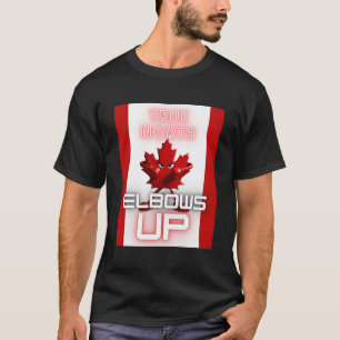 True North - Elbows Up Dark T-shirt