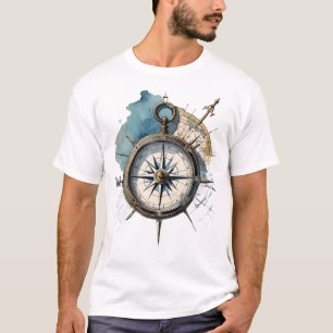 True North Guided by Direction Compass of the Soul T-Shirt