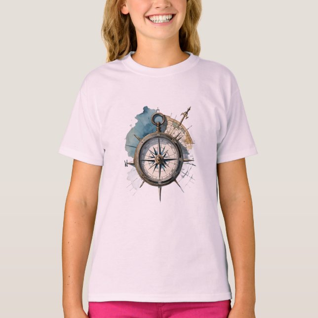 True North Guided by Direction Compass of the Soul T-Shirt (Front)