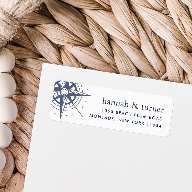 True North | Nautical Compass Return Address (Creator Uploaded)