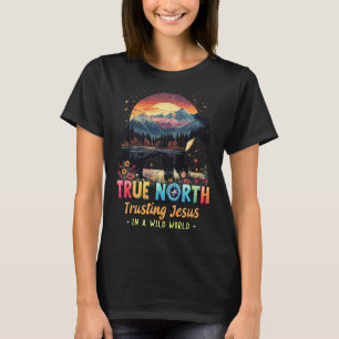 True North Trusting Jesus In A Wild World Vbs 2025 T-Shirt