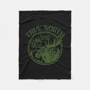 True-north Vbs 2025 Staff Christian Summer Camp Fleece Blanket