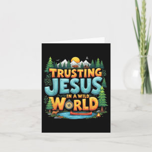 True North Vbs 2025 Trusting Jesus Camp Christian  Card