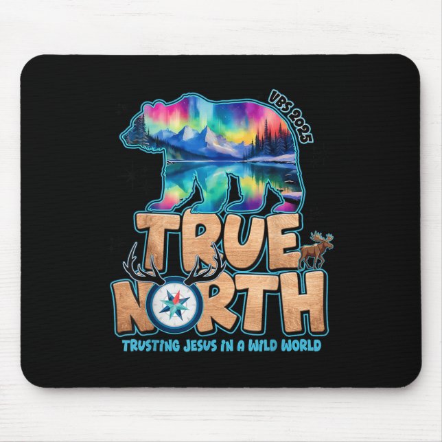 True North Vbs 2025 Trusting Jesus Wilderness Chri Mouse Mat (Front)