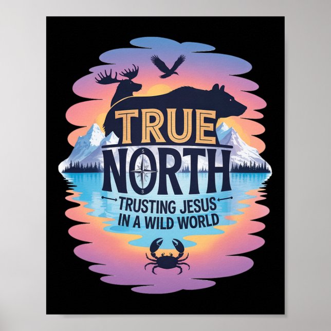 True-north Vbs 2025 Trusting Jesus Wilderness Chri Poster (Front)