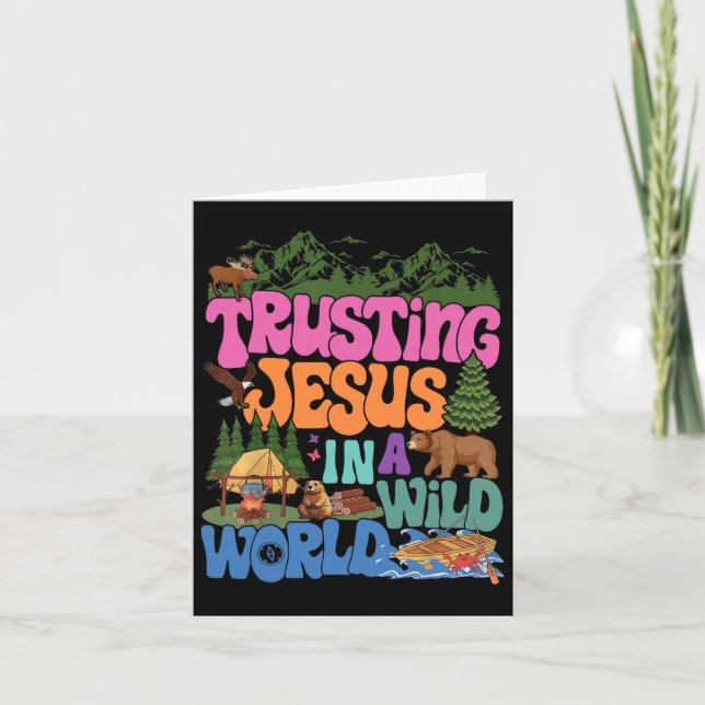 True North Vbs Trusting Jesus In A Wild World Summ Card (Front)