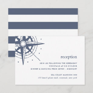 True North Wedding Reception Enclosure Card
