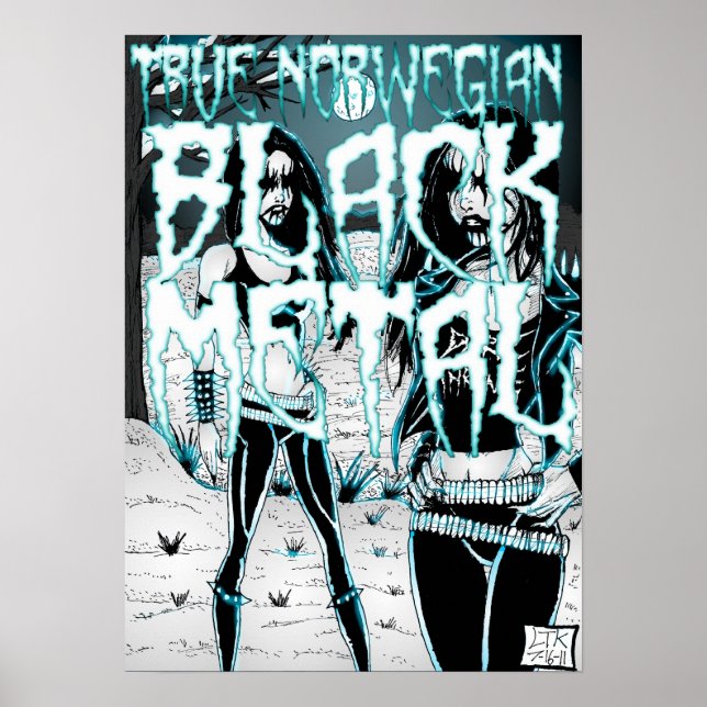 True Norwegian Black Metal Poster (Front)