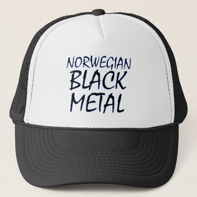 True Norwegian Black Metal Trucker Hat (Front)