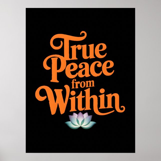 True Peace From Within Poster (Front)