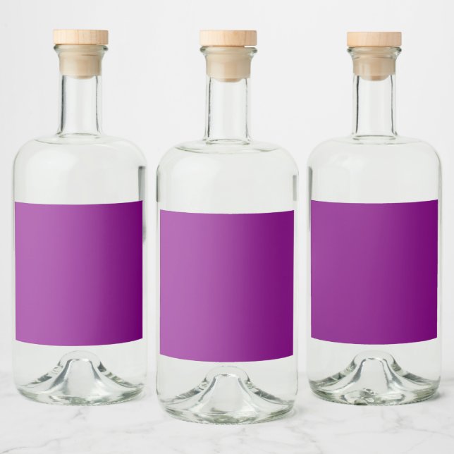 True Purple Liquor Bottle Label (Bottles)