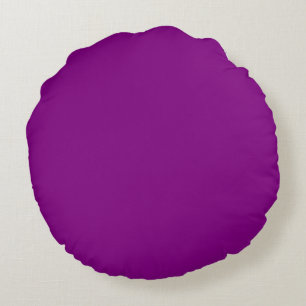 True Purple Round Cushion