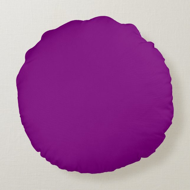 True Purple Round Cushion (Back)