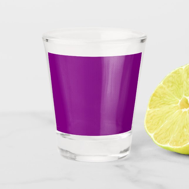 True Purple Shot Glass (Front)