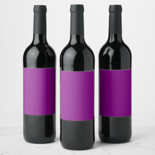 True Purple Wine Label