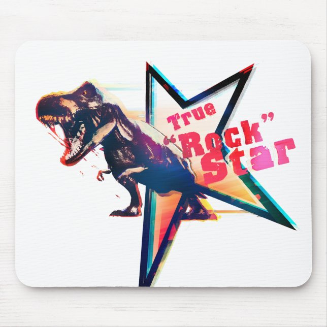 True “Rock” Star Mouse Mat (Front)