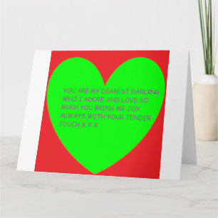 True romance card for your loved one