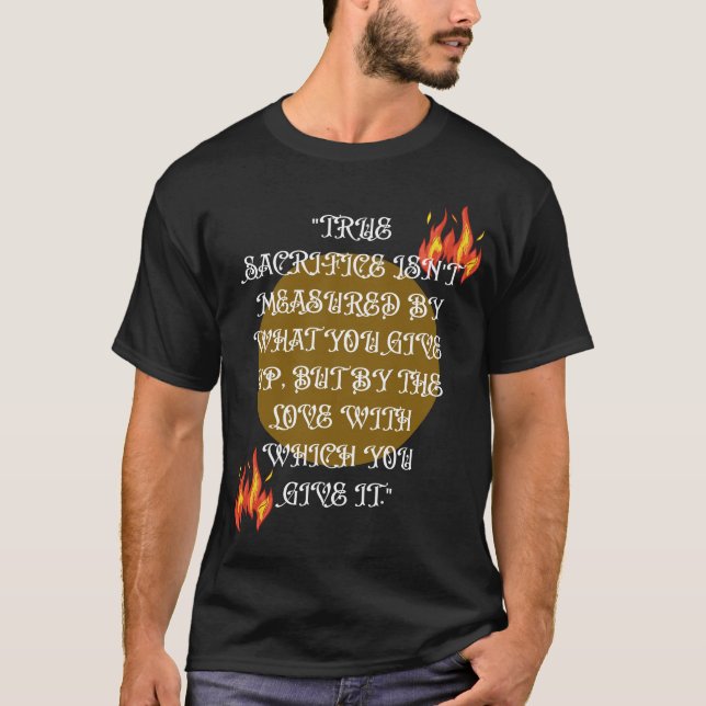 "True Sacrifice – Eid 2025 Limited Edition" T-Shirt (Front)