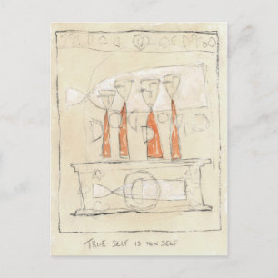 True self is non self postcard