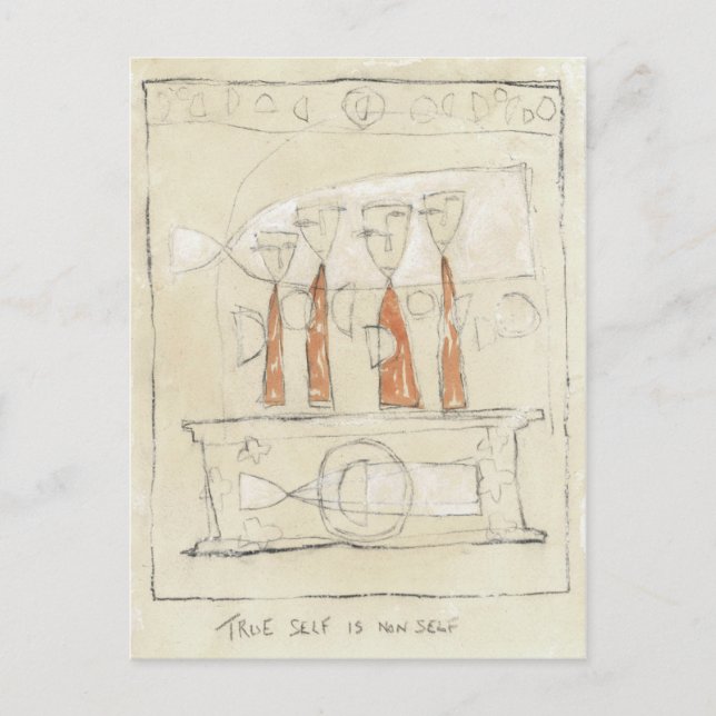 True self is non self postcard (Front)
