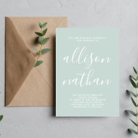 True Simplicity 1 Sea Glass Minimalist Wedding
