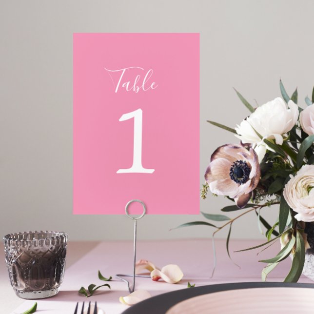 True Simplicity 1 Wedding Ballet Table Number (Creator Uploaded)