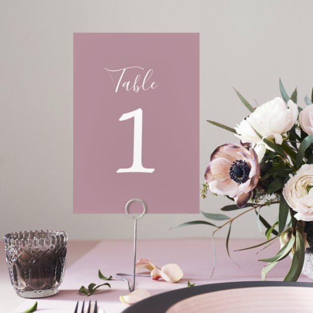 True Simplicity 1 Wedding Vintage Table Number (Creator Uploaded)